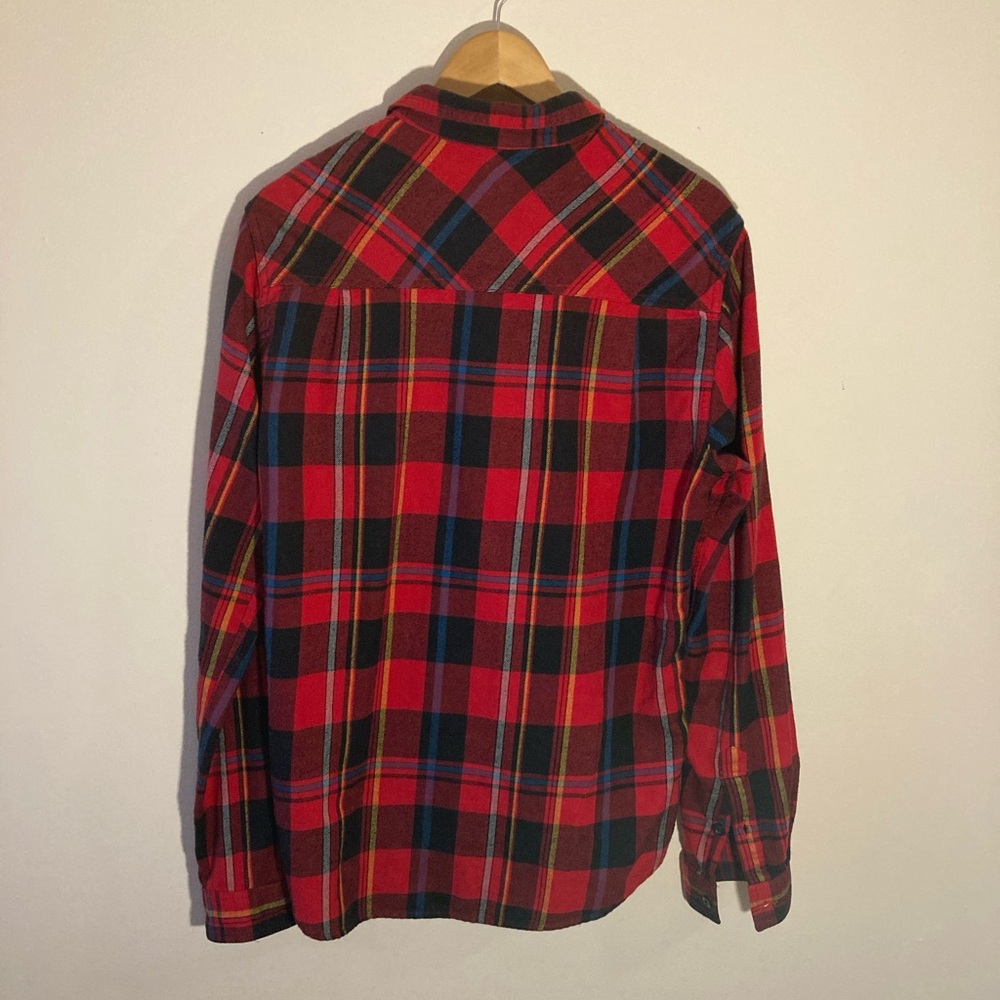 Rusty Medium Long Sleeve Button-Up Flannel Shirt - Picture 4 of 5